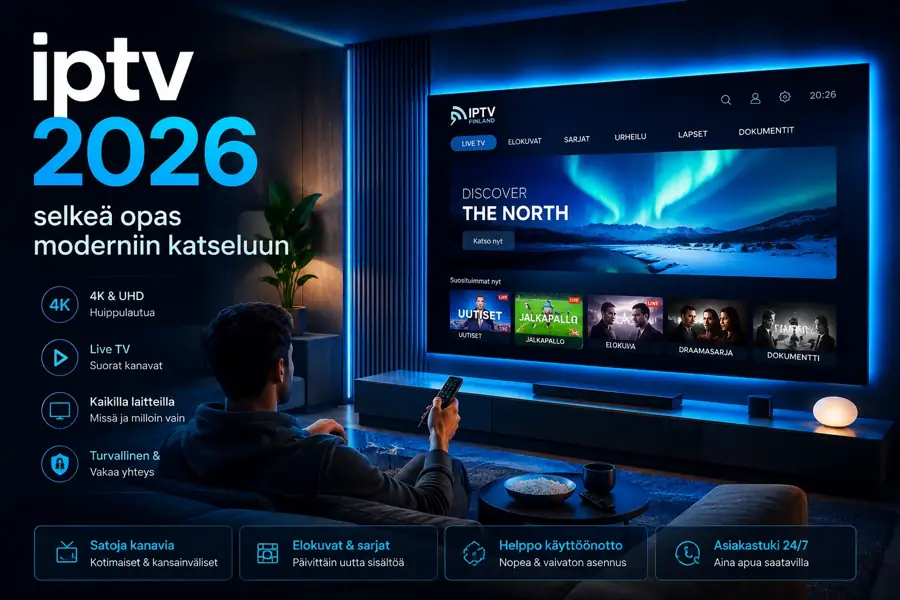 iptv 2026 – moderni tapa katsoa televisiota Suomessa