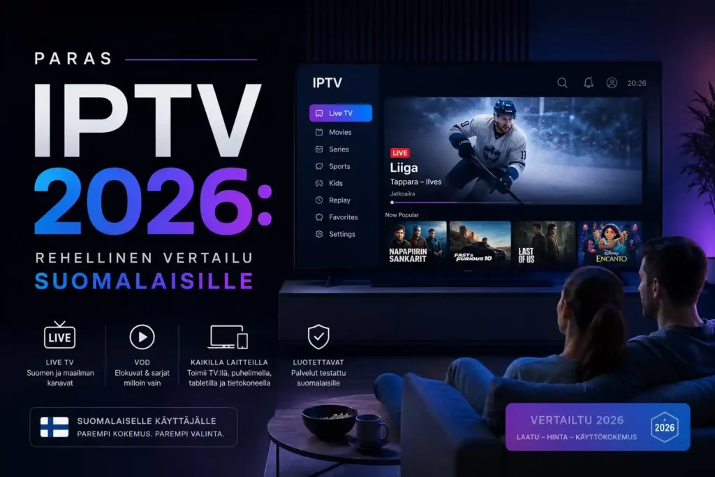 paras iptv 2026 – rehellinen vertailu suomalaisille modernissa olohuoneessa