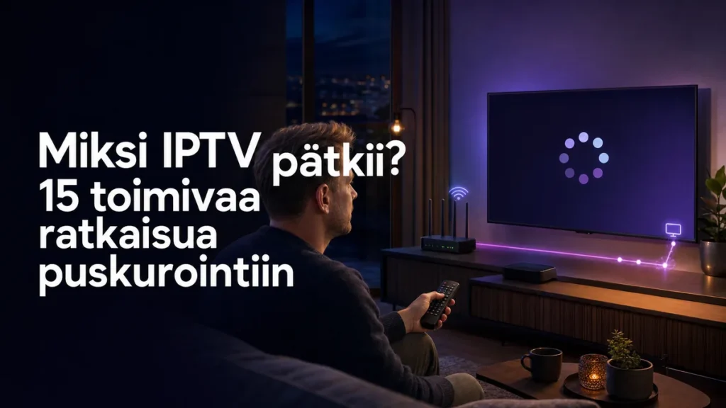 IPTV pätkii – 15 ratkaisua puskurointiin suomalaisessa kodissa
