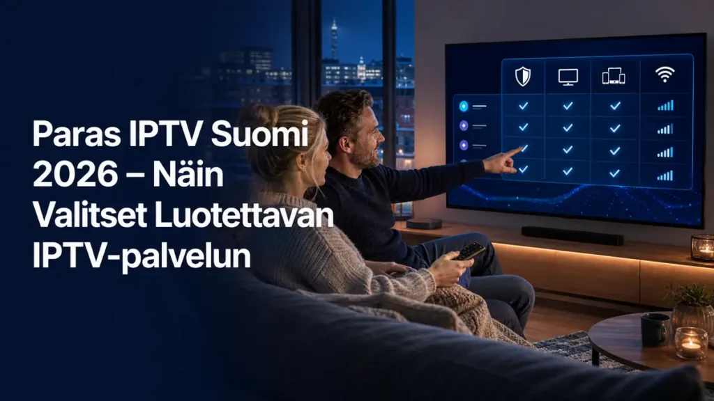Paras IPTV Suomi 2026 – luotettavan IPTV-palvelun valinta