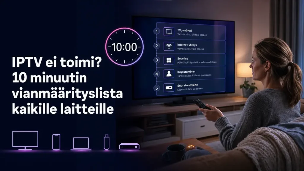 IPTV ei toimi – 10 minuutin vianmääritys kaikille laitteille