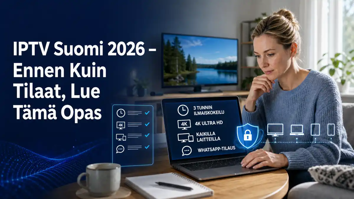 IPTV Suomi 2026 – tarkistukset ennen tilausta