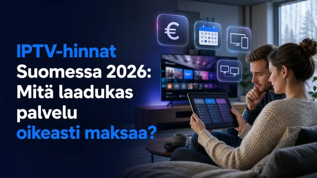 IPTV-hinnat Suomessa 2026: Mitä laadukas palvelu oikeasti maksaa?