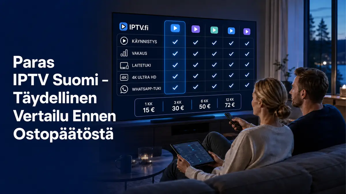 Paras IPTV Suomi – Täydellinen Vertailu Ennen Ostopäätöstä