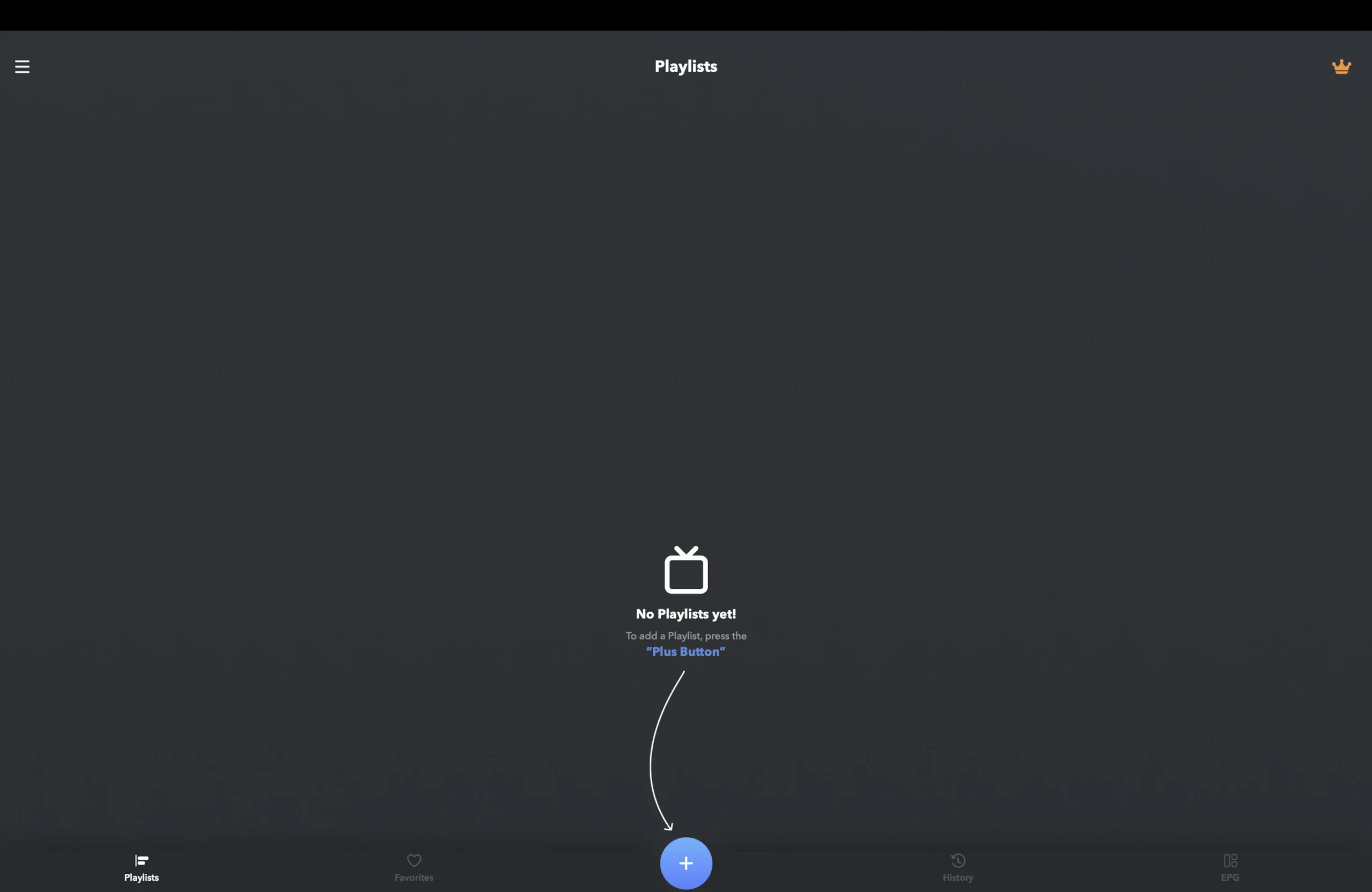 UHF IPTV Player ei soittolistaa