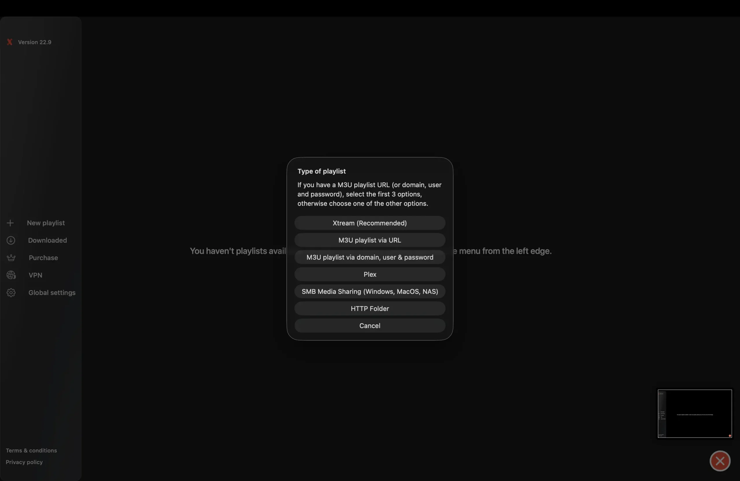 iptvx xtream api valinta