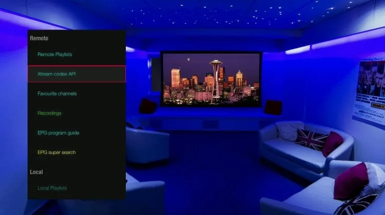 GSE Smart IPTV vaihe 1: Remote Playlists -valikko