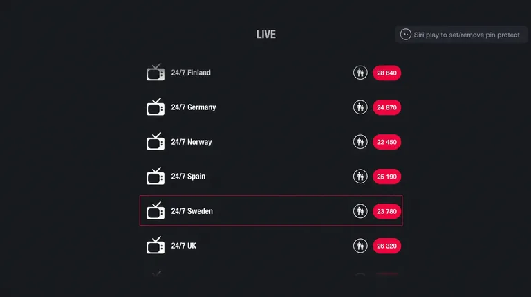 GSE Smart IPTV vaihe 4: suuret maa- ja kanavaryhmät