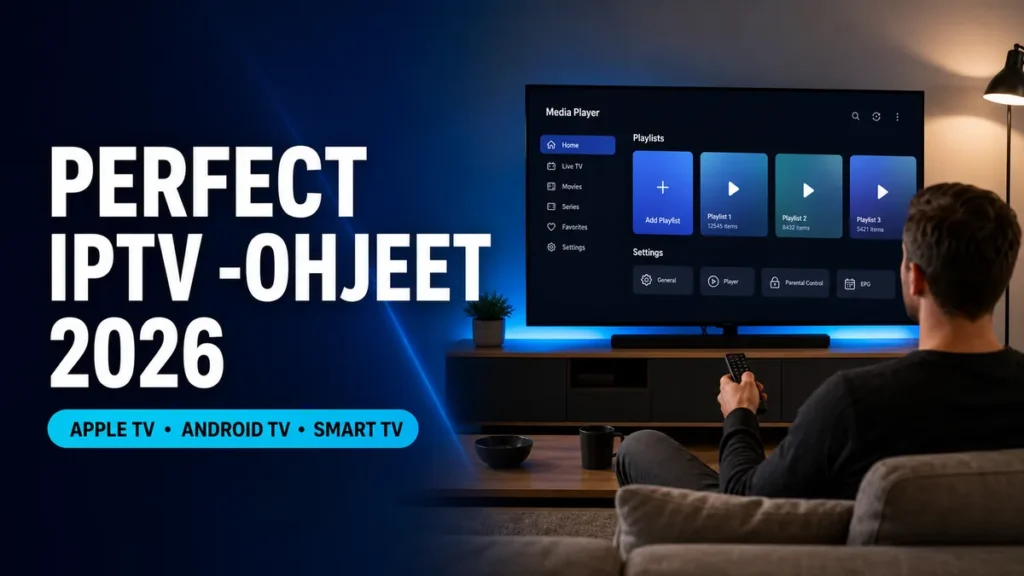 Perfect IPTV -ohjeet 2026 Apple TV:lle, iPhonelle ja iPadille
