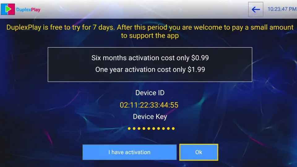 Duplex IPTV vaihe 2: turvallinen Device ID ja peitetty Device Key