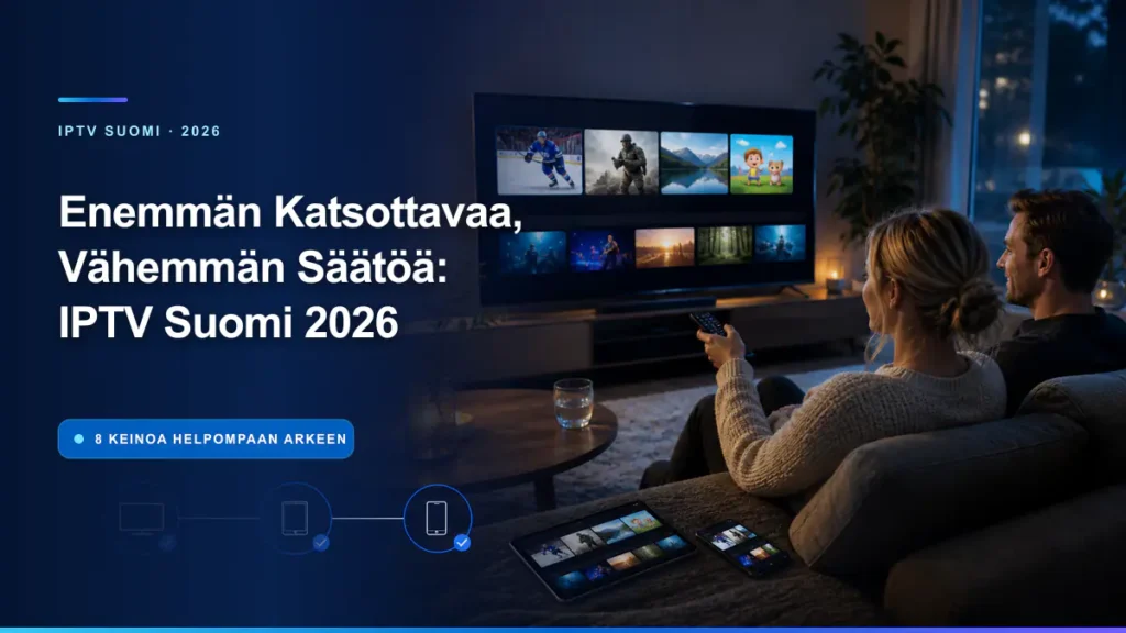 Enemmän katsottavaa ja vähemmän säätöä IPTV Suomi 2026 -oppaalla
