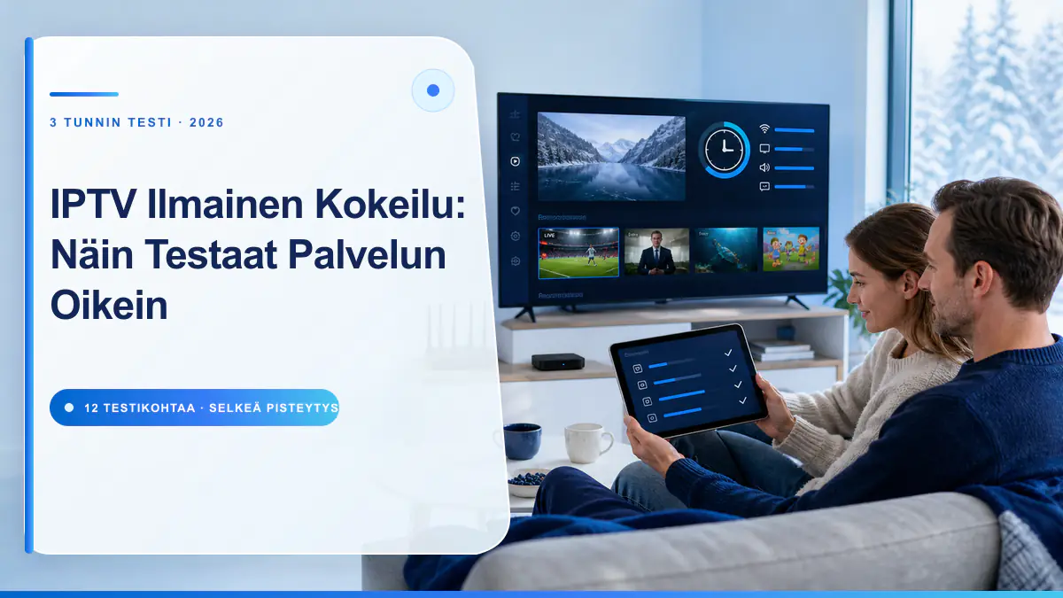 IPTV Ilmainen Kokeilu näin testaat palvelun oikein 12 kohdan ohjelmalla