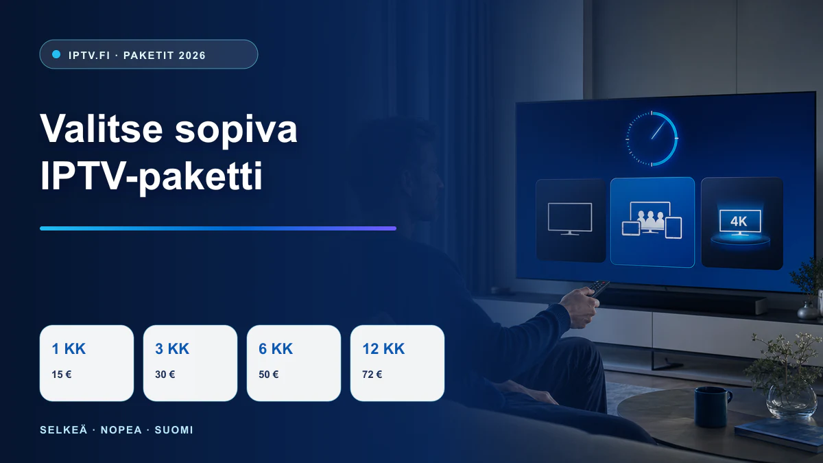 IPTV ei toimi paketit hinnat ja kokeilu ennen tilausta