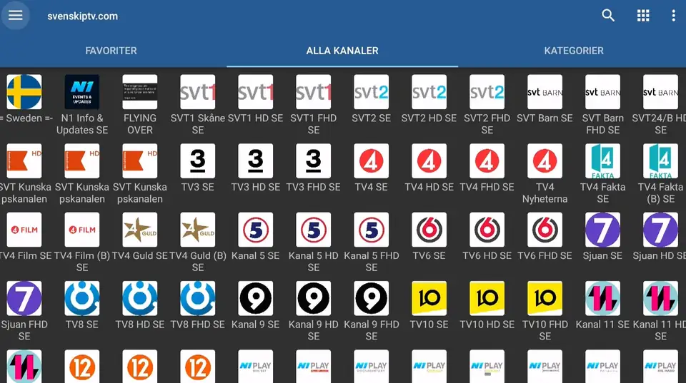 IPTV Pro vaihe 3: kanavaruudukko ja suuri soittolista