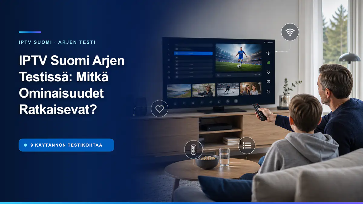 IPTV Suomi arjen testissä ja yhdeksän ratkaisevaa ominaisuutta