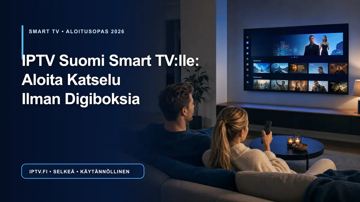 IPTV Suomi Smart TV -aloitus ilman digiboksia