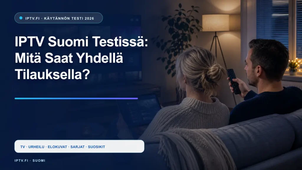 IPTV Suomi testissä Smart TV:llä, tabletilla ja puhelimella