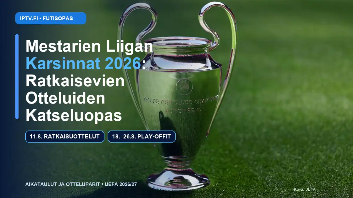 Mestarien Liigan karsinnat 2026 – virallinen pokaali ja ratkaisevien otteluiden katseluopas