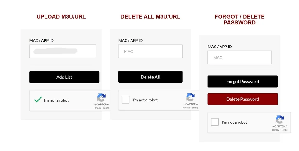 NET IPTV vaihe 3: MAC ja listan hallinta Upload-portaalissa