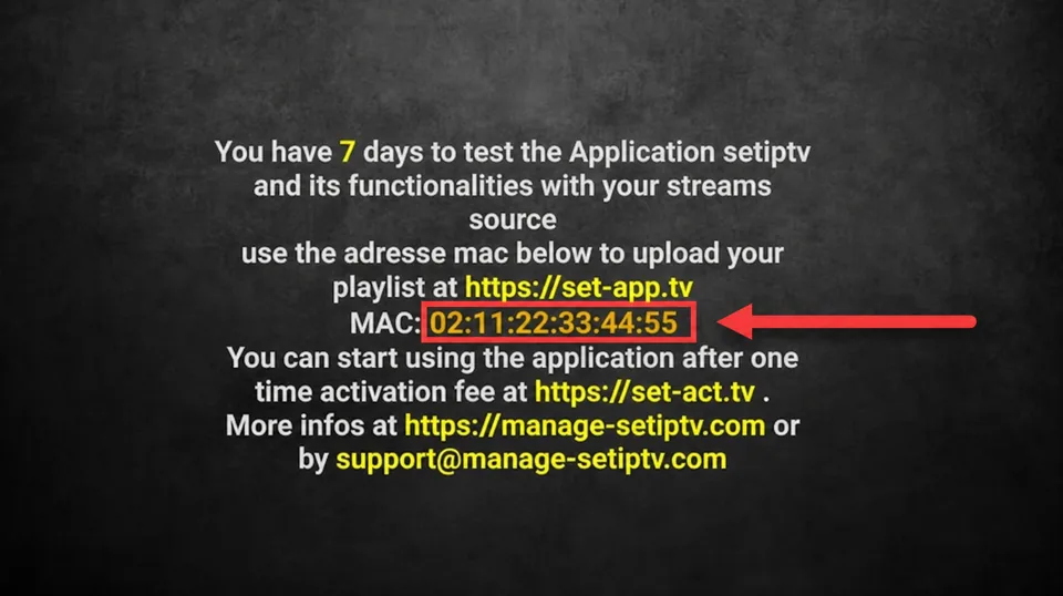 SET IPTV vaihe 1: turvallinen MAC-esimerkki