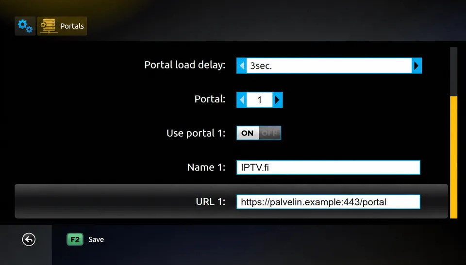 Smart STB vaihe 4: IPTV.fi ja turvallinen portal URL