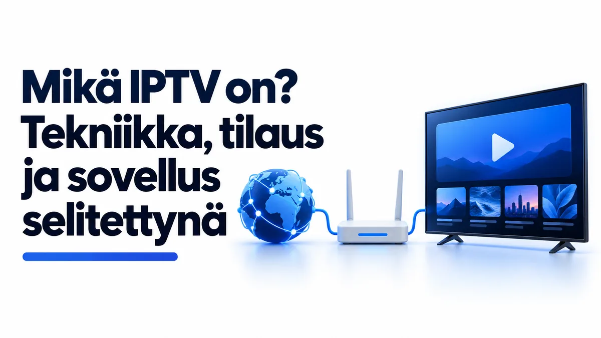 IPTV-tekniikka: verkkoyhteys kulkee reitittimen kautta televisioon. Mikä IPTV on? Tekniikka, tilaus ja sovellus selitettynä.