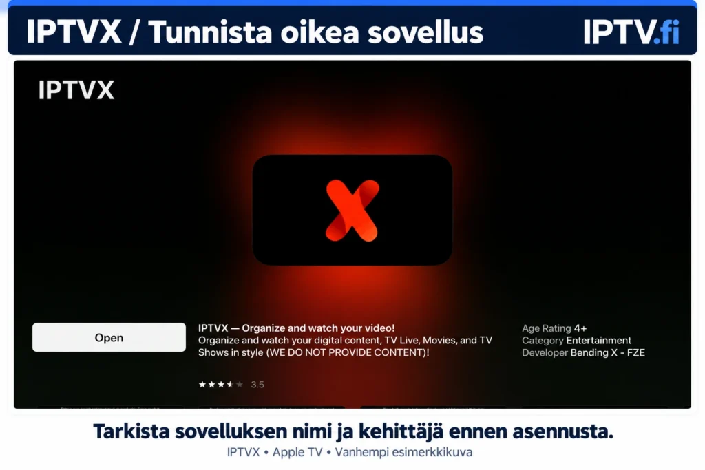 IPTVX: selkeä käyttöönotto 3 kuvallisessa vaiheessa
